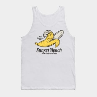 Sunset Beach, NC Summertime Vacationing Going Bananas Tank Top